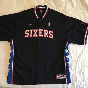 Philadelphia 76ers Nike Snap Front NBA Jacket XXL